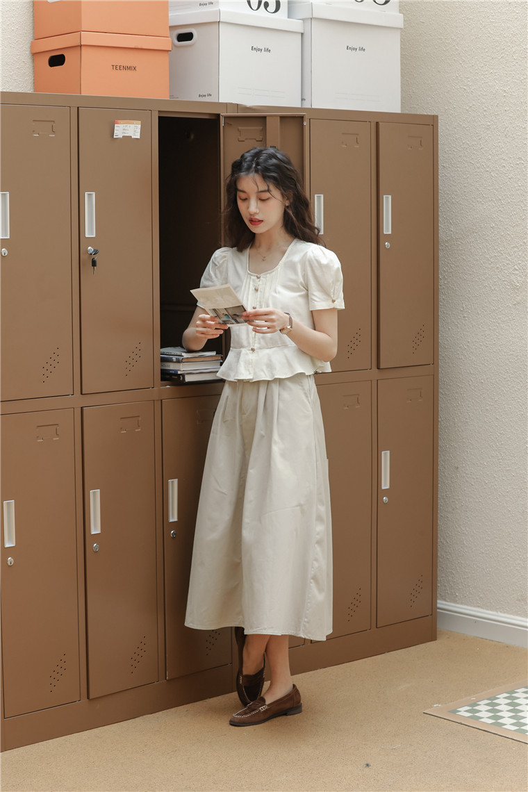 Basic A-Line Flare Skirt 简约A字大摆半身裙
