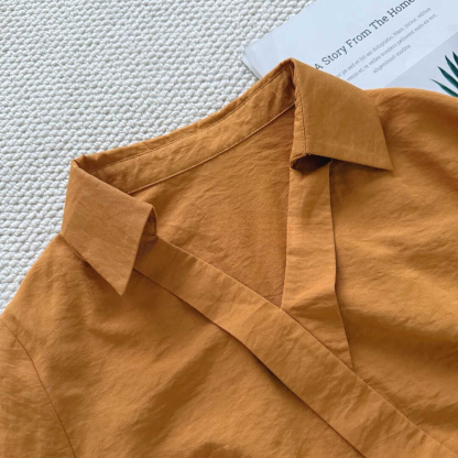  French Style High-End V-Neck Shirt* 6 Colors