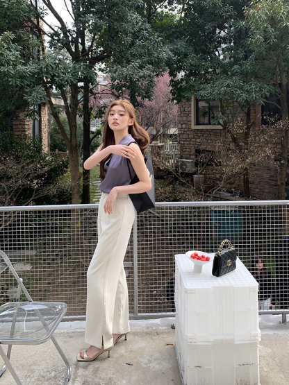 JU直筒休闲裤* 2 Colors