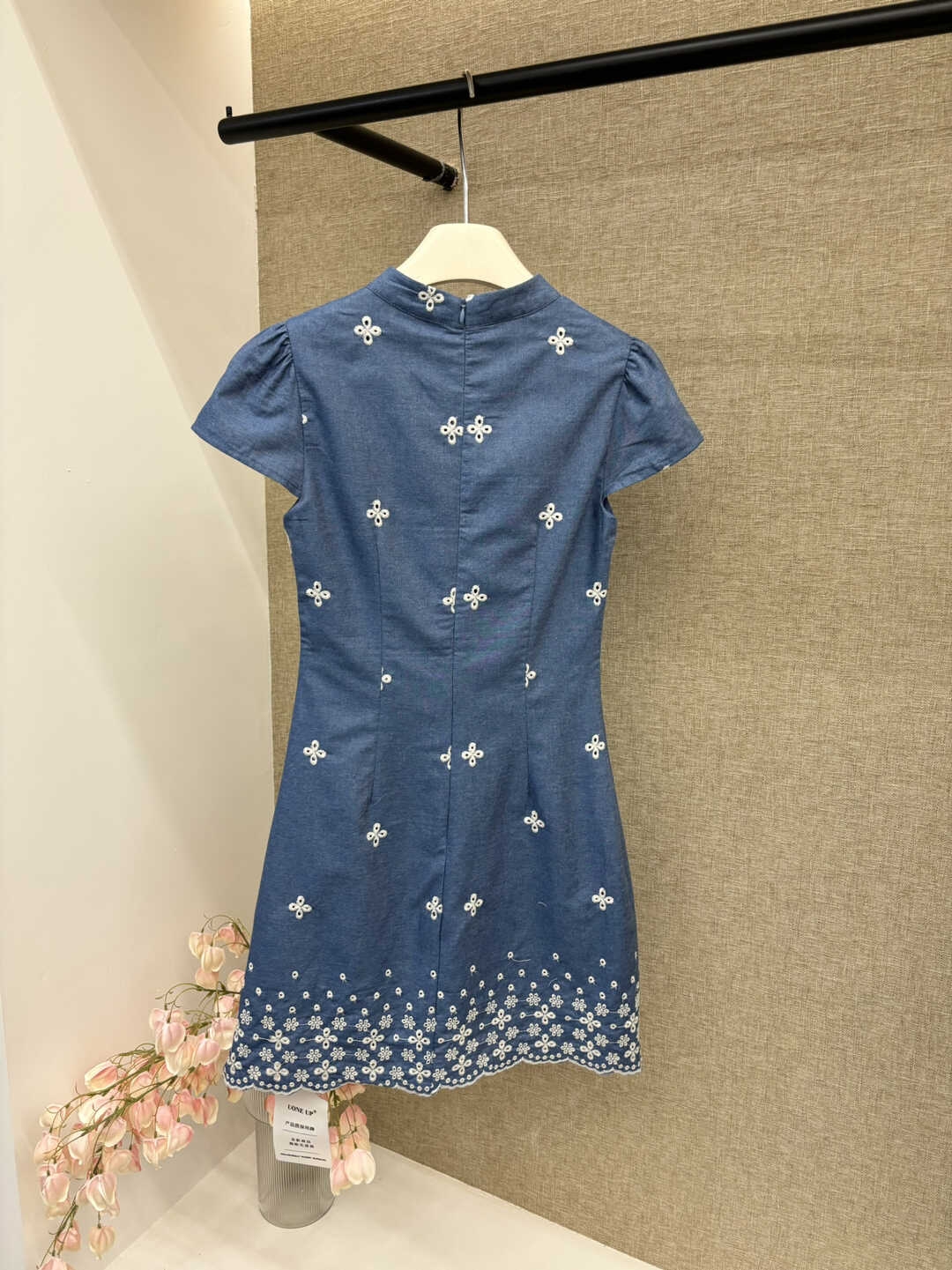 New Chinese Style Embroidered Improved Cheongsam Dress