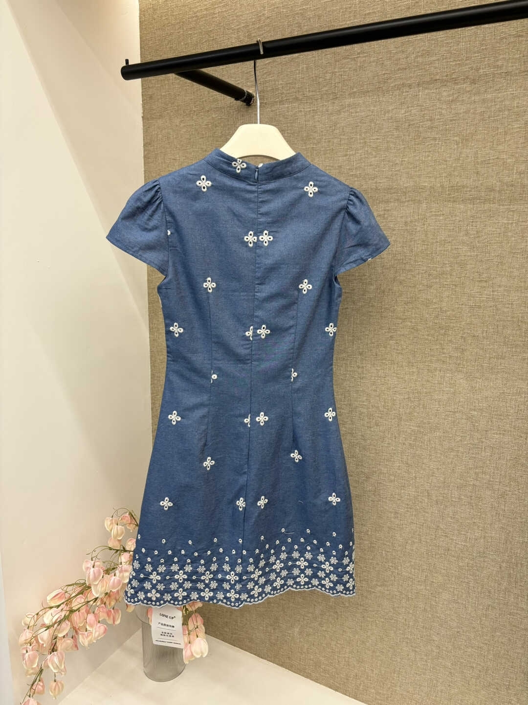 New Chinese Style Embroidered Improved Cheongsam Dress