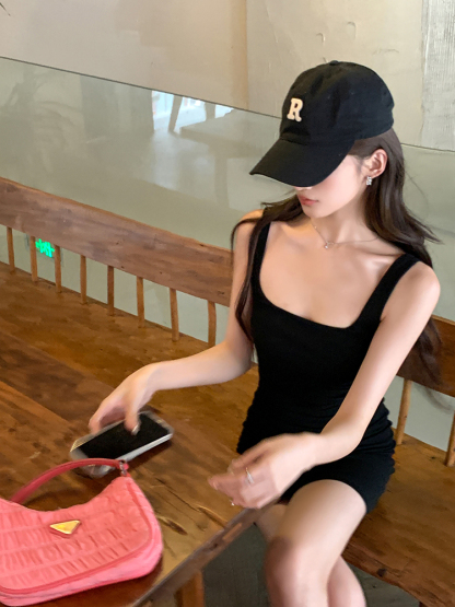 Hot Girl Wrap Dress 纯欲辣妹遮副乳连衣裙*2Colors