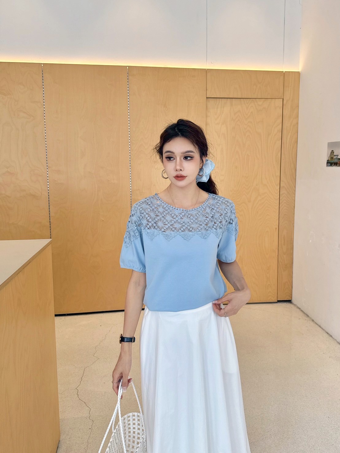Lace Patchwork Top 蕾丝拼接上衣*4 Colors