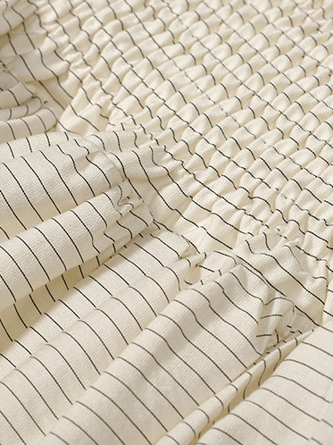 SIGNATURE Striped Tie-Back Dress 露背绑带条纹连衣裙