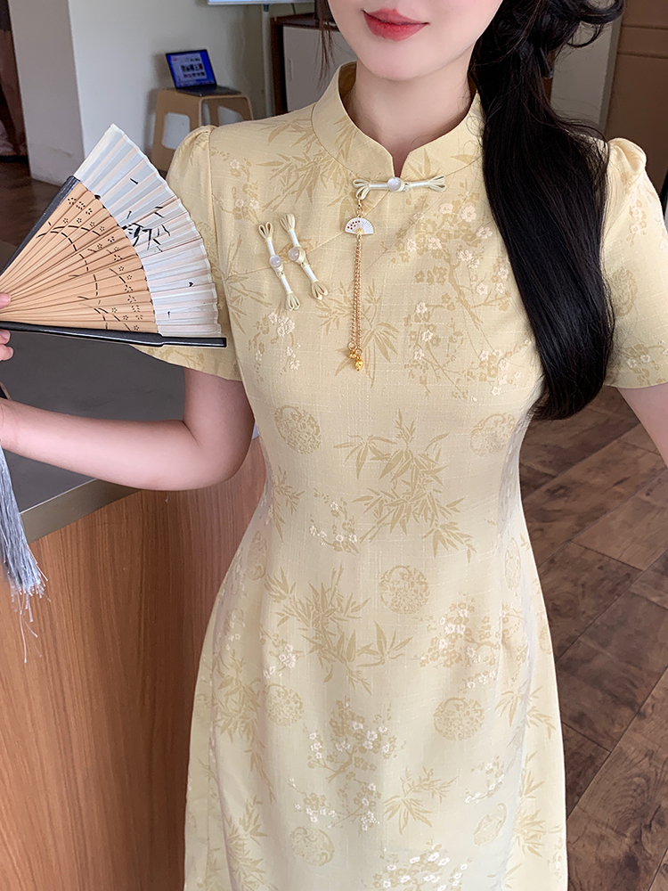 New Chinese Style Cheongsam 新中式旗袍裙