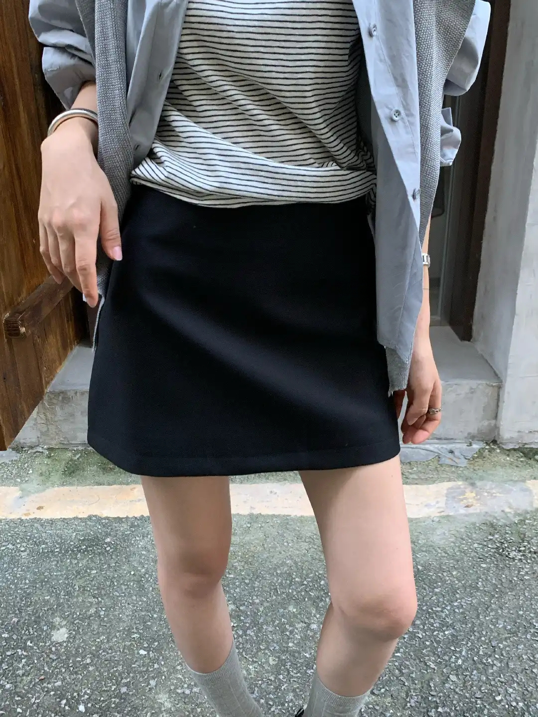 CHIC Tailored Midi Skirt 巨百搭！西装半身裙* 2 Colors