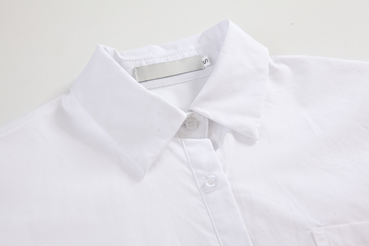 Asymmetric Long Shirt 小众设计不规则长款衬衫 *2  Colors