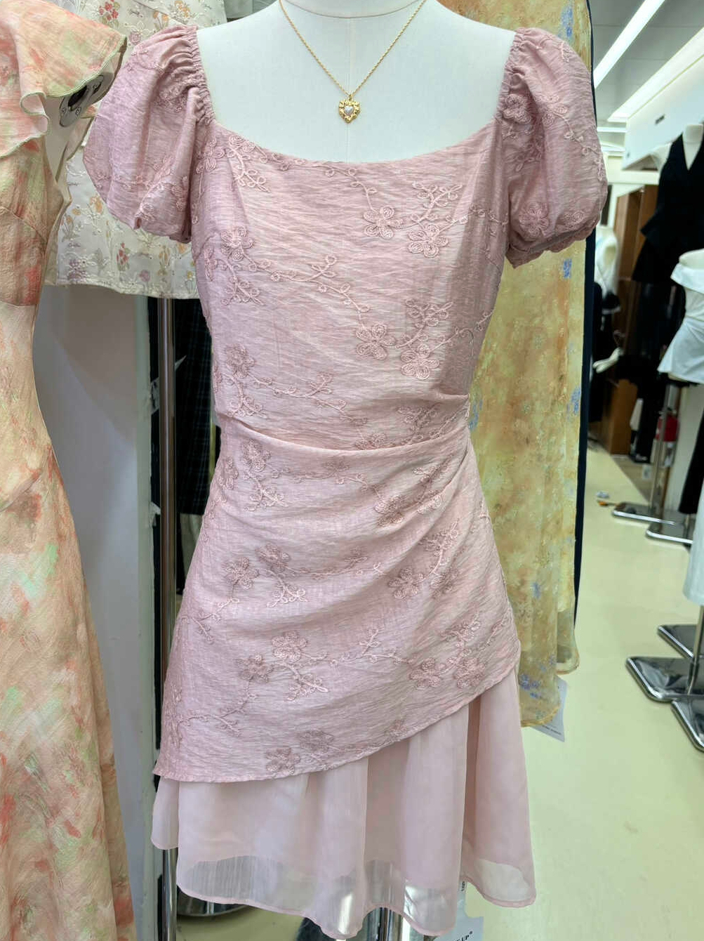 Exquisite Thousand Gold One-Piece Dress