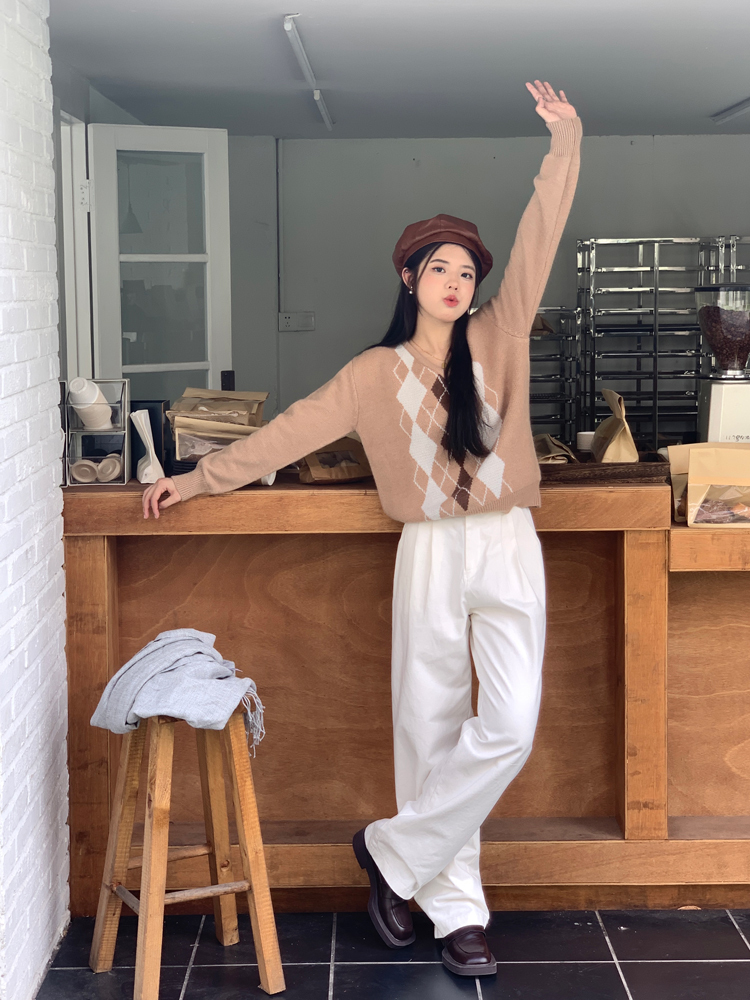  Adjustable Buckle Pleated Pants 调节扣压褶休闲裤*3 Colors