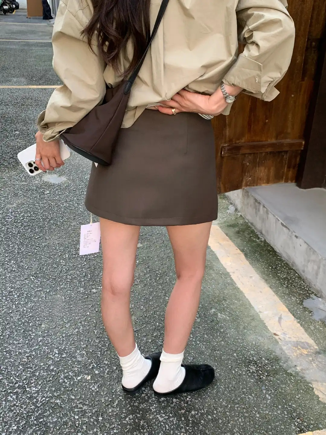 CHIC Tailored Midi Skirt 巨百搭！西装半身裙* 2 Colors