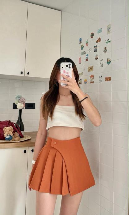 SIGNATURE Pleated Mini Skirt 不规则百褶短裙*6 Colors