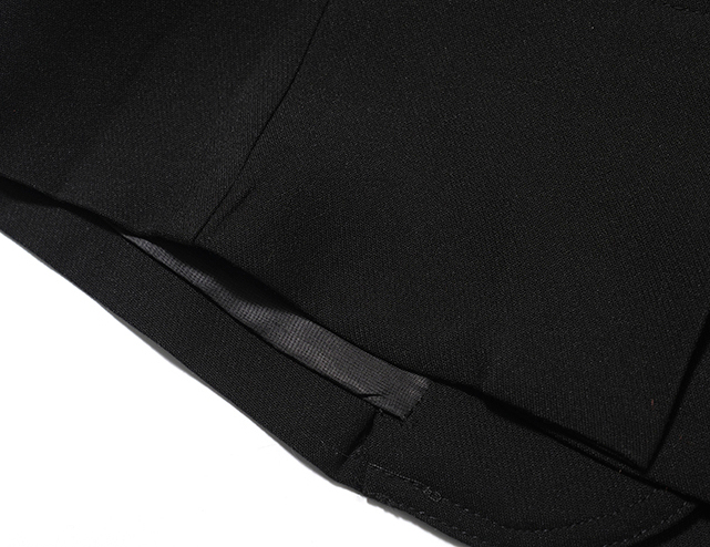 V领西装马甲短裤套装 black V-neck top, women's vest jacket