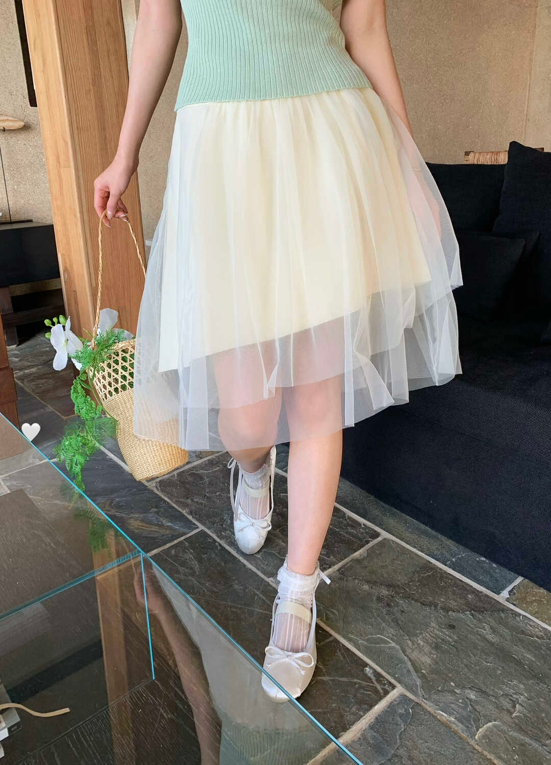 Lunessa Dreamy Tulle Skirt 好仙~美翻啦◆浪漫氛围网纱半身裙*2 Colors