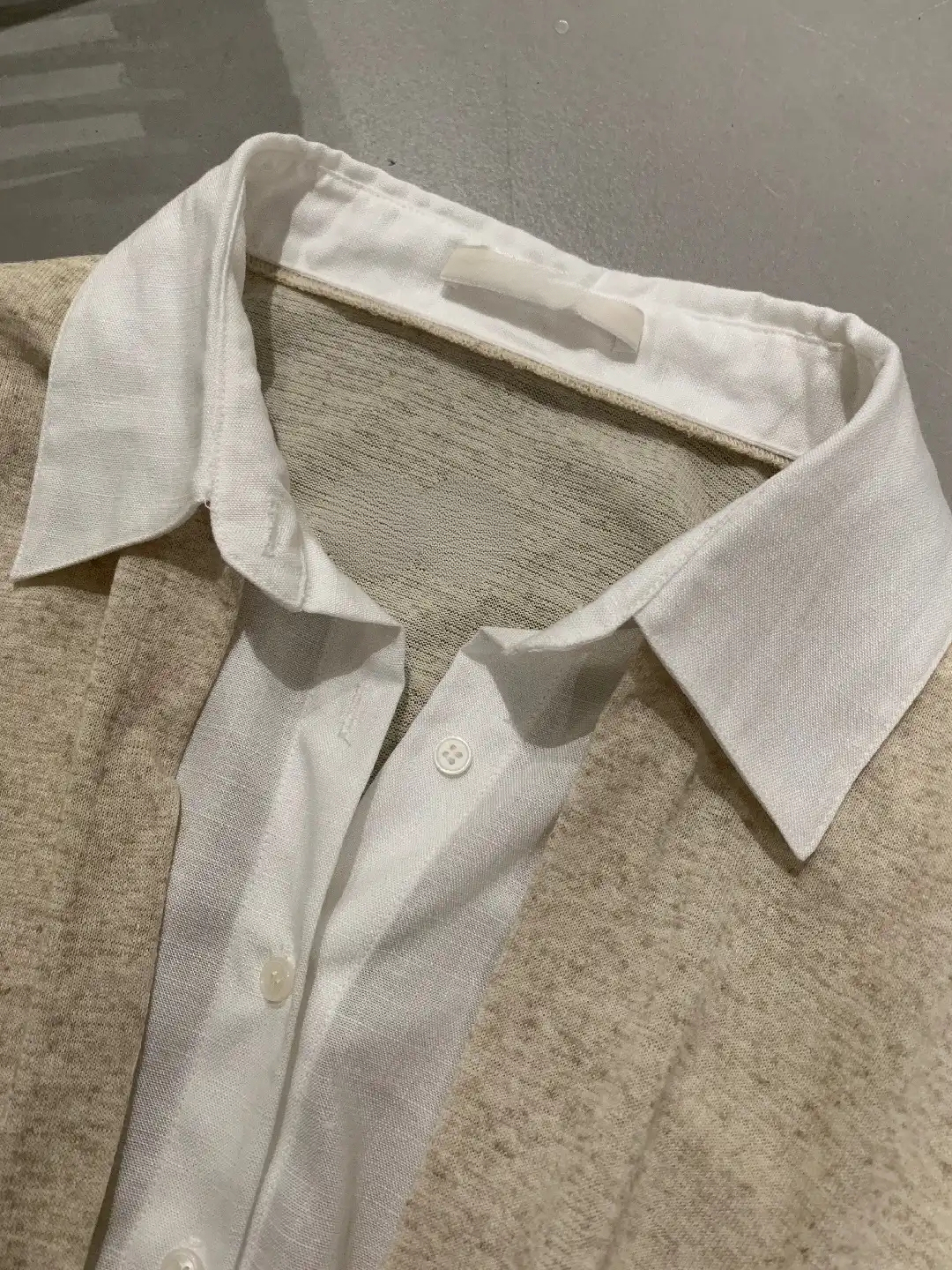 EVERYDAY Linen Layered Shirt 气质通勤亚麻假两件衬衫*2 Colors
