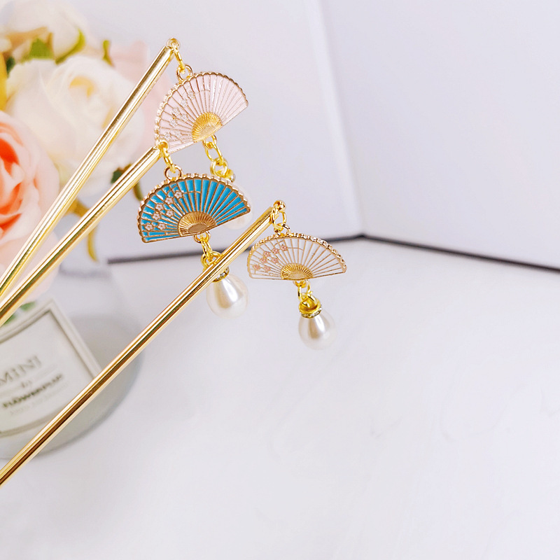 扇子步摇发簪*3 Colors