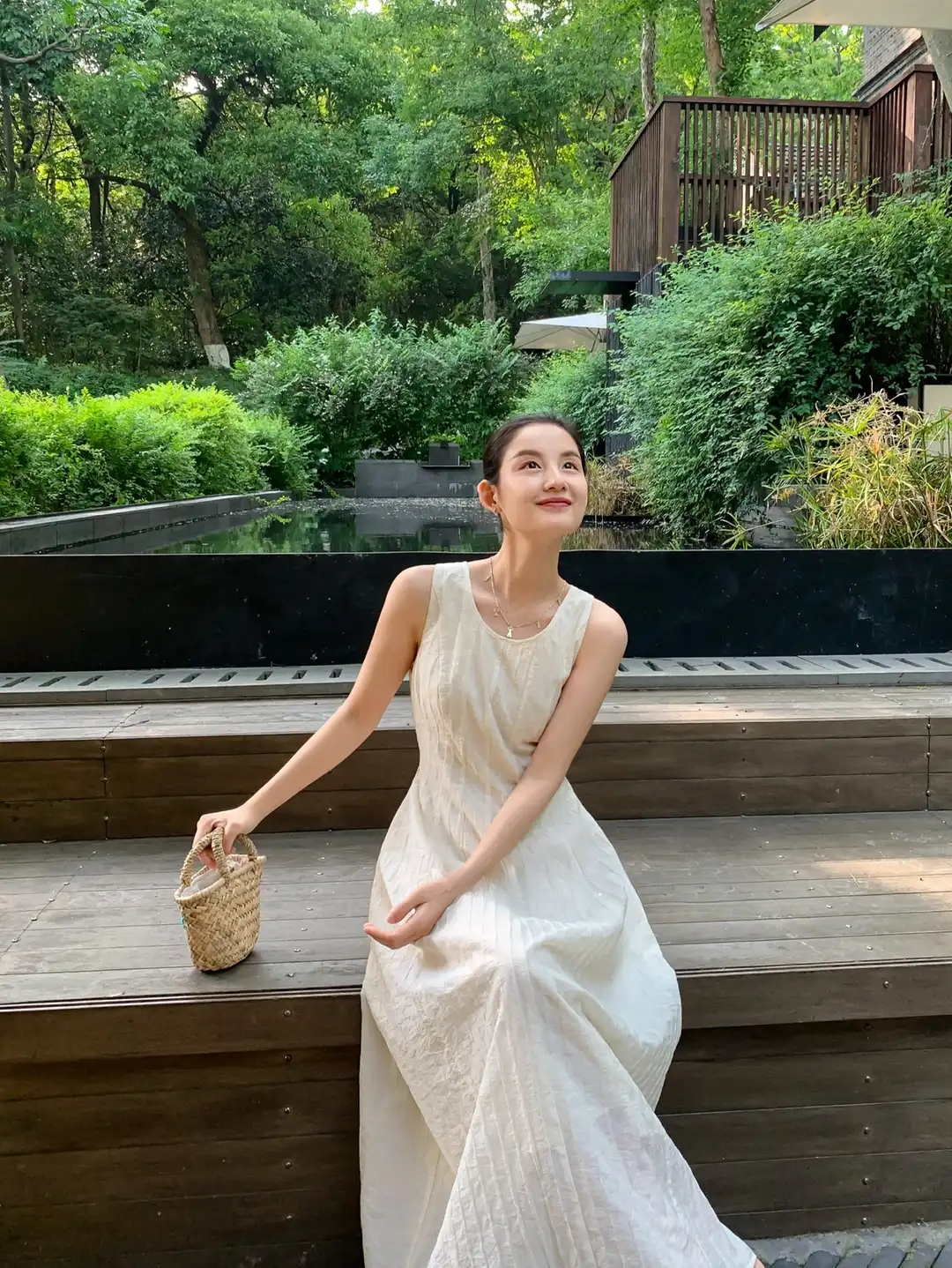 LUMEA Textured Midi Dress 简约肌理背心连身裙* 6 Colors