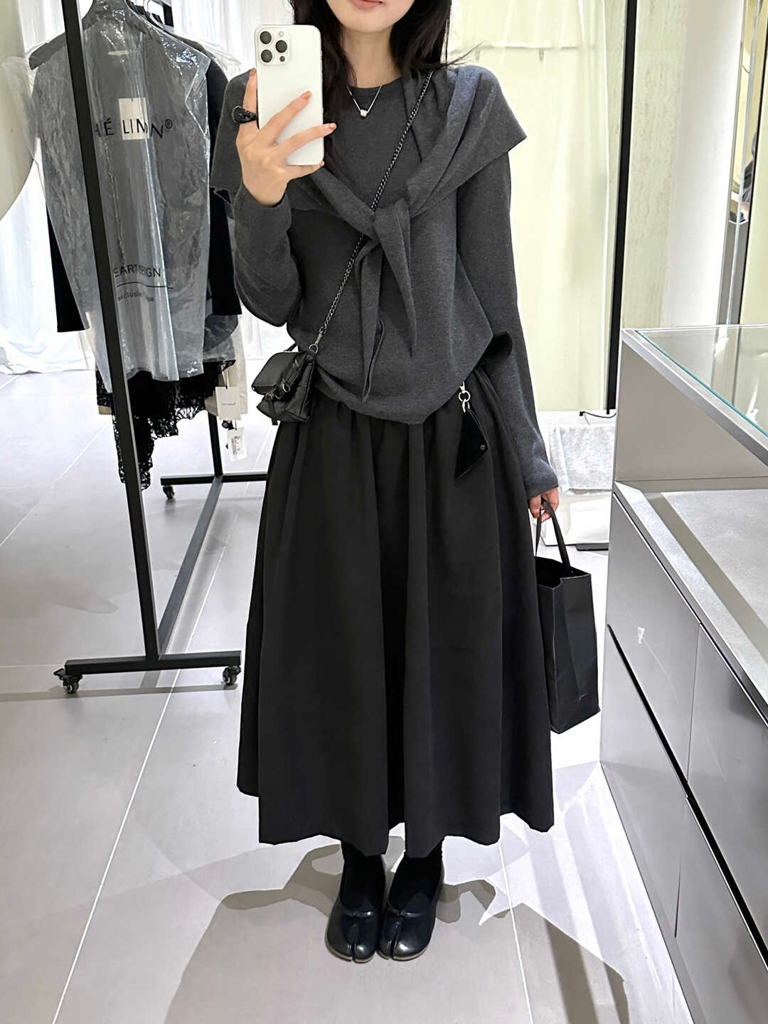  Classic Knit Top with Shawl 气质圆领针织配披肩*4 Colors