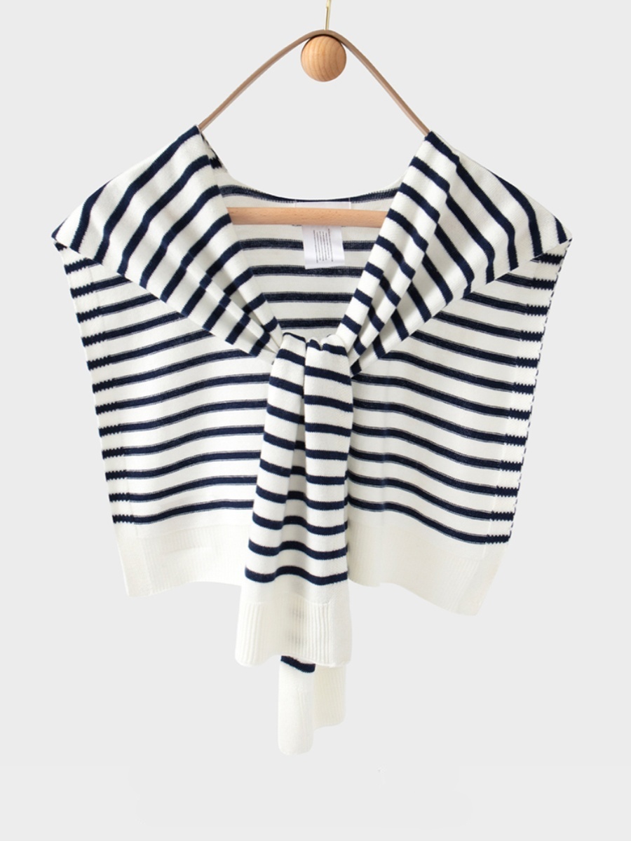 Stripe Shoulder Wrap Shawl 条纹小披肩*5 Colors