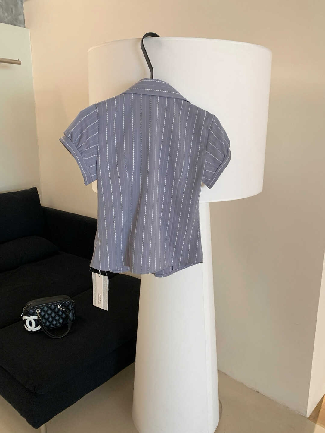 Vintage Striped Color-Block Shirt 复古条纹撞色衬衫*2 Colors