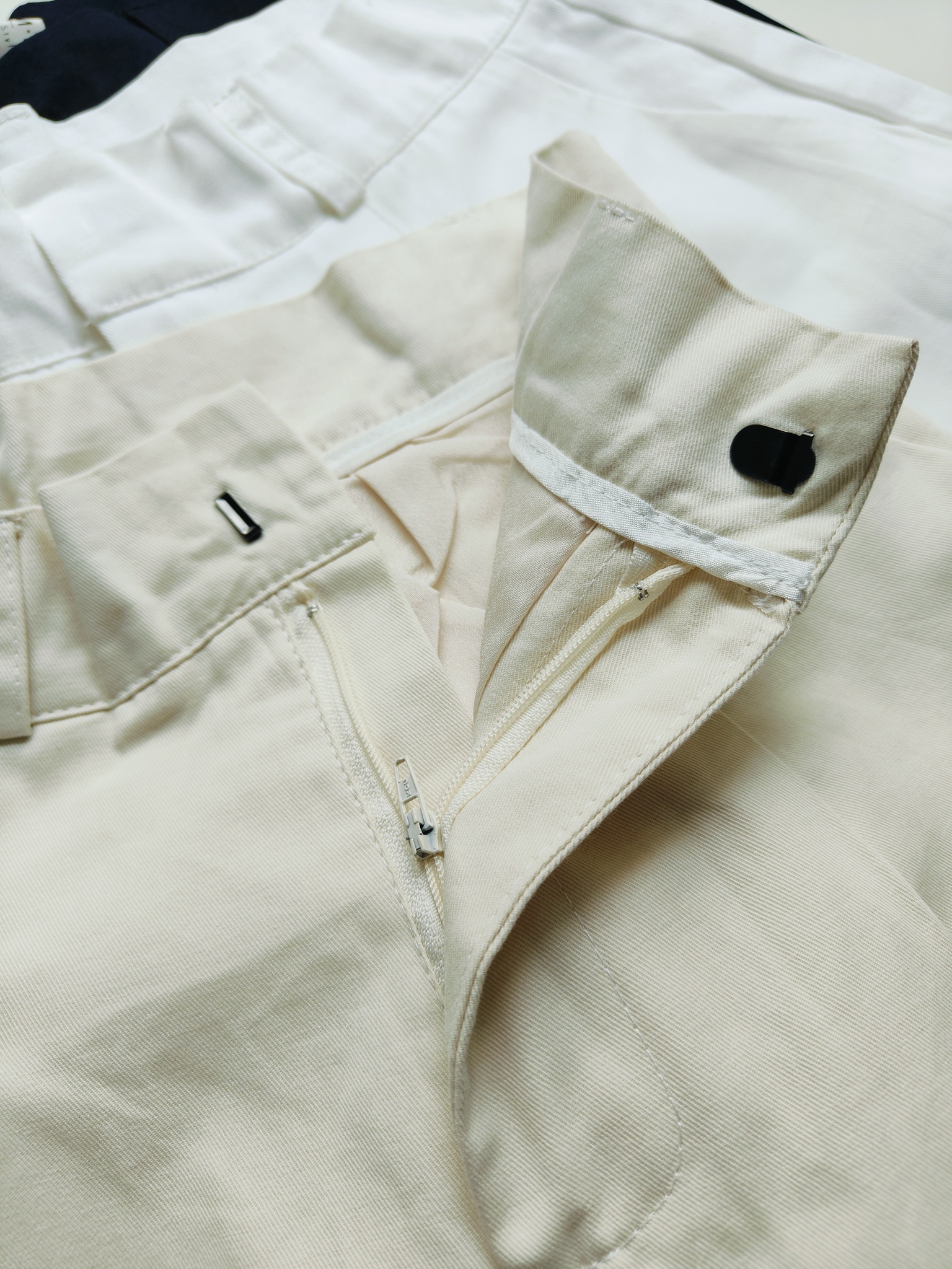 High-Waisted Wide-Leg Shorts 高腰洗水棉阔腿五分裤* 3 Colors