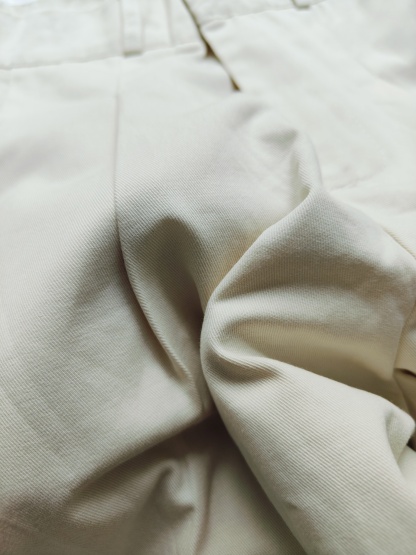 High-Waisted Wide-Leg Shorts 高腰洗水棉阔腿五分裤* 3 Colors