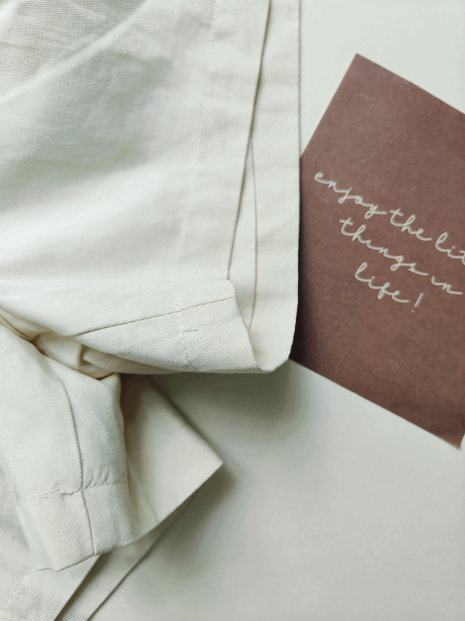 High-Waisted Wide-Leg Shorts 高腰洗水棉阔腿五分裤* 3 Colors