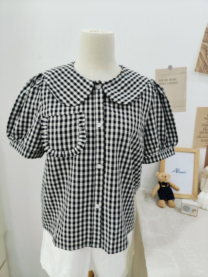 Vintage Doll Collar Shirt 复古娃娃领衬衫 