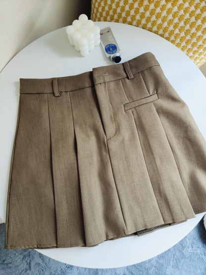 Eliza A-Line Pleated Skirt 显瘦西装A字百褶半身裙*3 colors