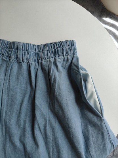 Classic A-Line Denim Midi Skirt 显瘦A字大摆牛仔半身裙*2色