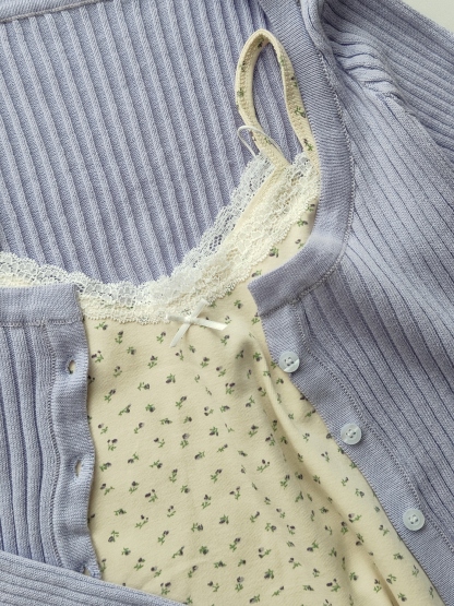 Cozy Short Knit Cardigan 温柔风短款针织开衫*4 Colors