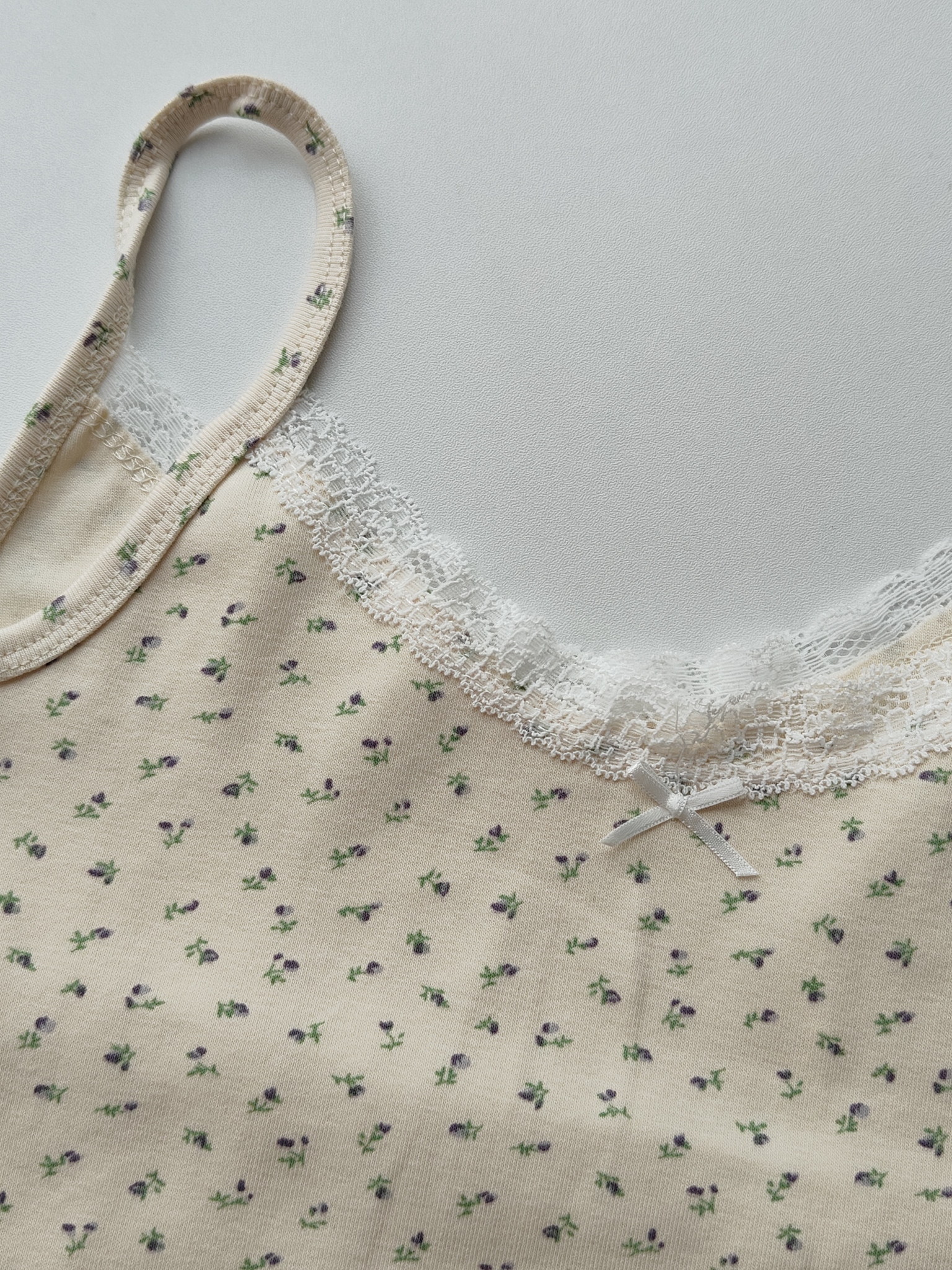 Vintage Floral Lace Cami 碎花蕾丝小吊带*3 Colors