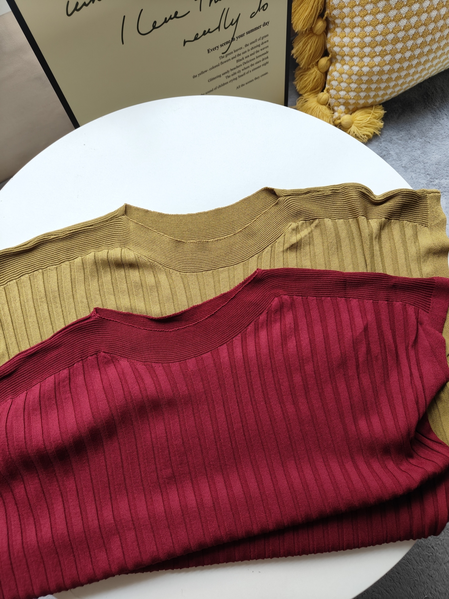 Ice Silk Knit Top 坑条冰丝针织上衣*6色