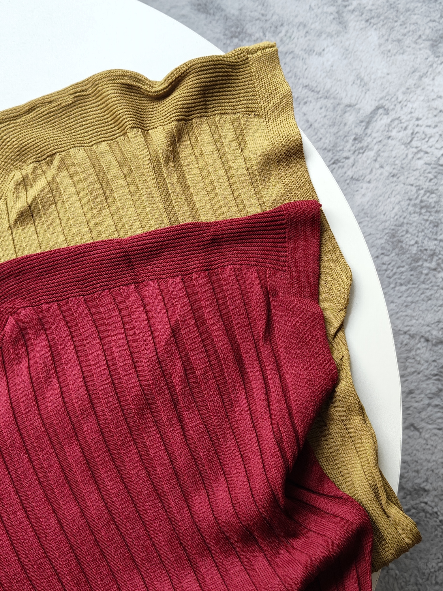 Ice Silk Knit Top 坑条冰丝针织上衣*6色