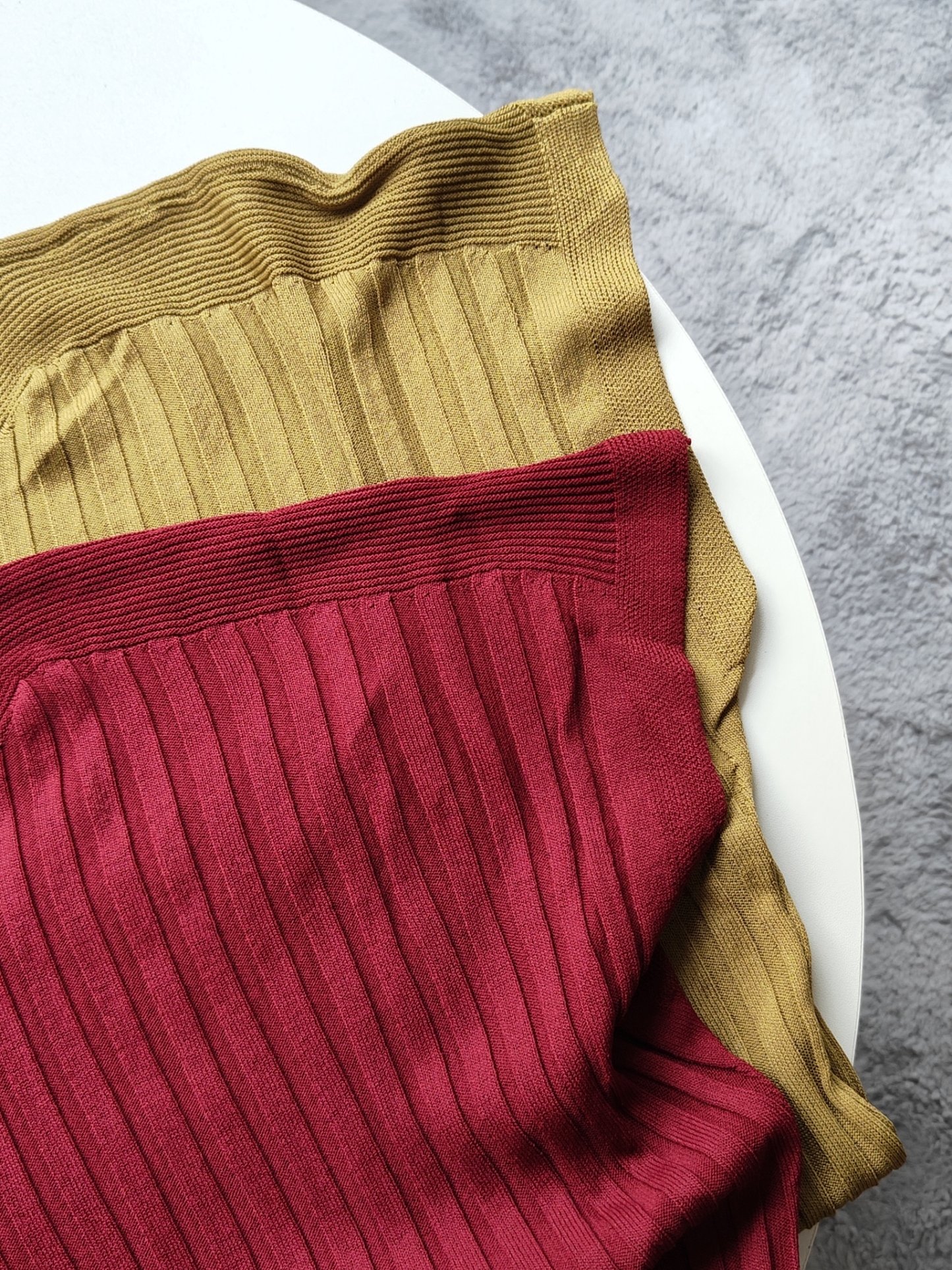 Ice Silk Knit Top 坑条冰丝针织上衣*6色