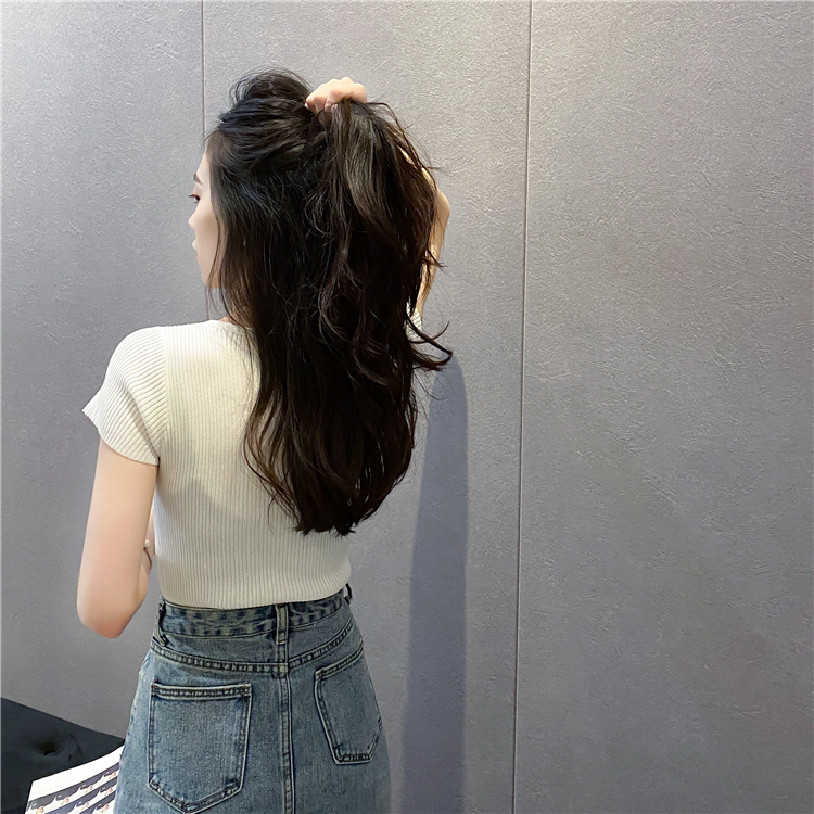 Soft Knit V-Neck Top 针织V领上衣*5 Colors