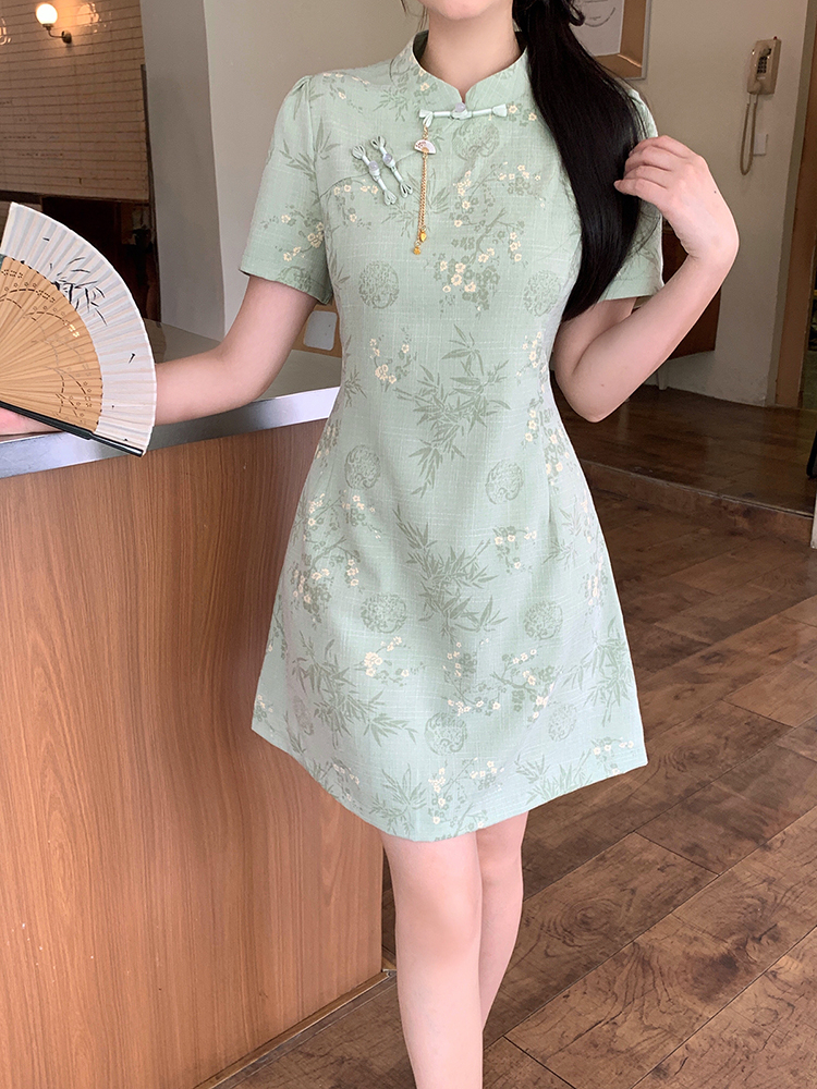 New Chinese Style Cheongsam 新中式旗袍裙