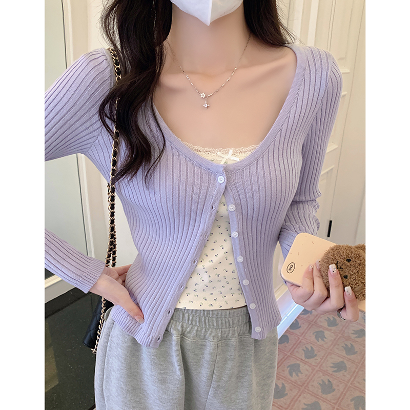 Cozy Short Knit Cardigan 温柔风短款针织开衫*4 Colors