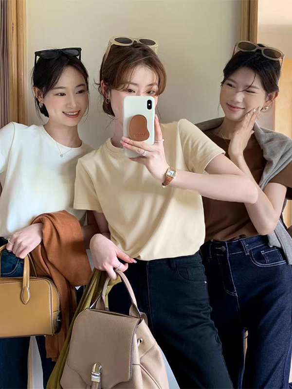 Basic Color Tee纯色圆领短袖t恤* 16 Colors