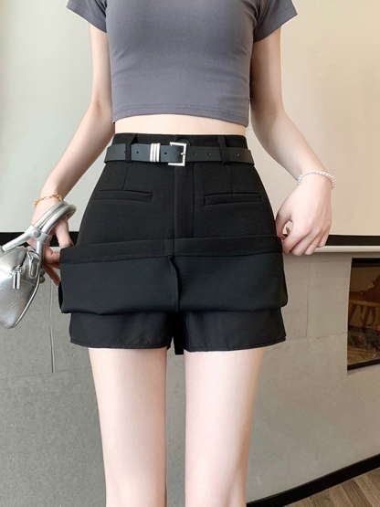 Classic A-Line Suit Skirt 百搭A字西装短裙*2Colors