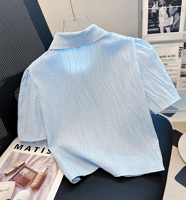 Yunora Frog Closure Shirt 中式盘扣短款衬衫*2 Colors