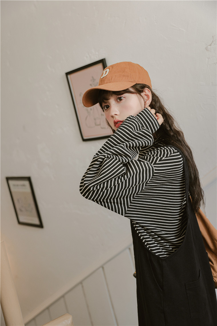 College Style Overall Dress  口袋工装背带裙* 2 Colors