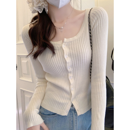Cozy Short Knit Cardigan 温柔风短款针织开衫*4 Colors
