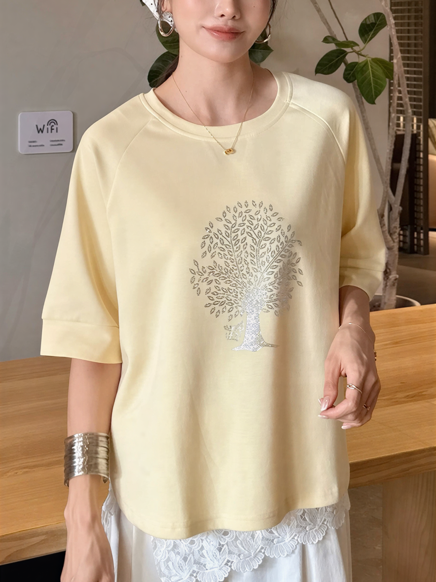 Rhinestone Moon Tree Top 亮钻月光树上衣上衣* 5 Colors