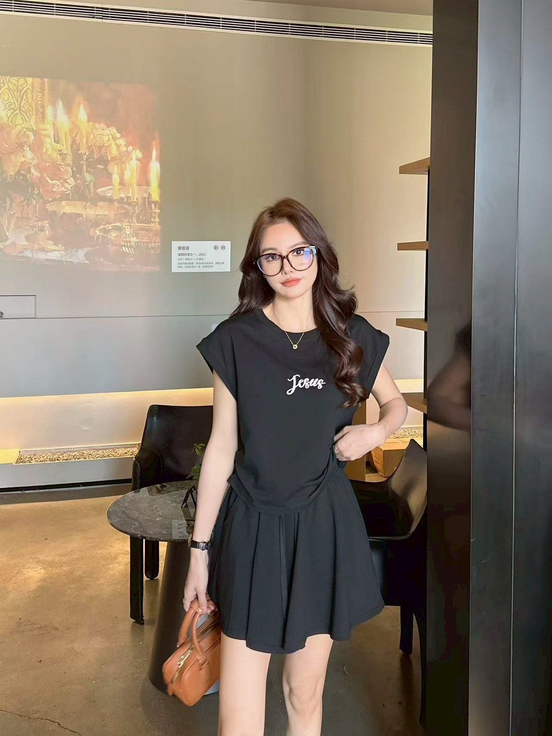 Korean Style T-Shirt & Mini Skirt Set 韩式T恤短裙套装*4 Colors