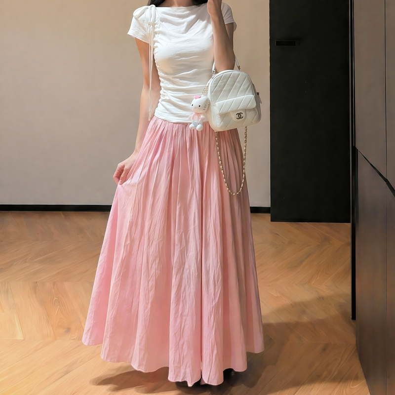 LUMEA Fluid A-Line Full Skirt 垂感A字大摆半身裙*4 Colors