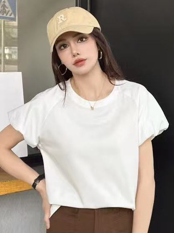 Sweet Puff Sleeve Top 少女感微泡袖上衣*4 Colors