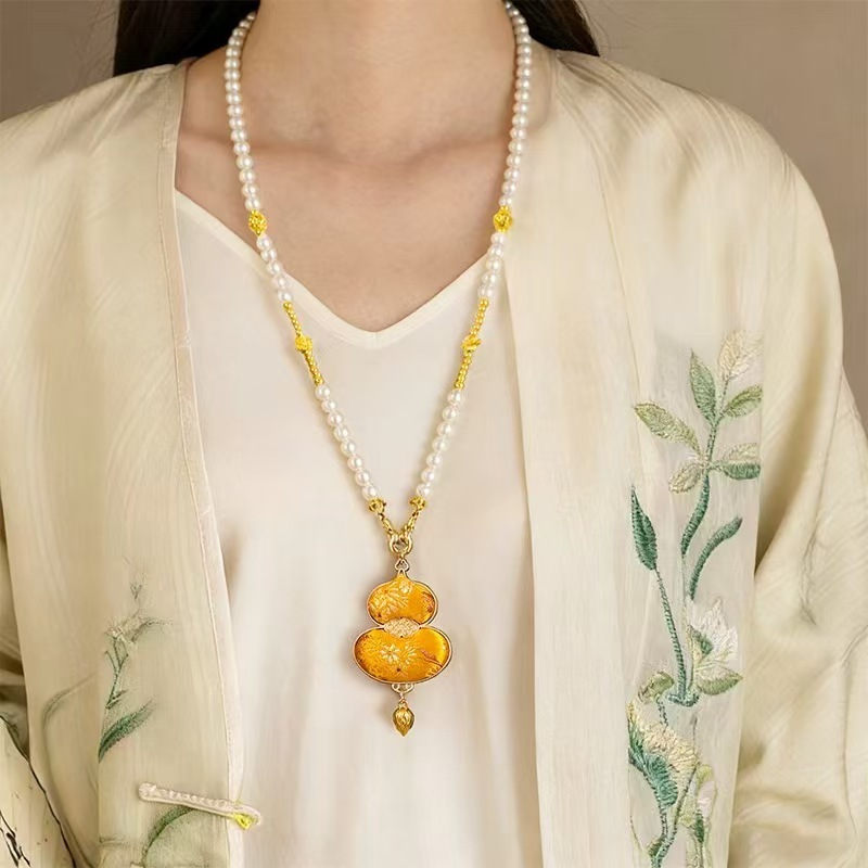 Gourd Lariat Necklace 葫芦长款项链* 2 Colors