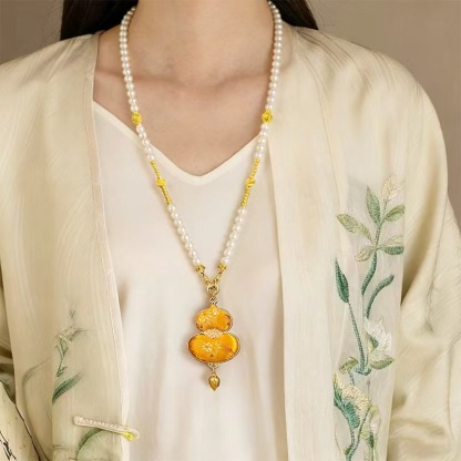 Gourd Lariat Necklace 葫芦长款项链* 2 Colors