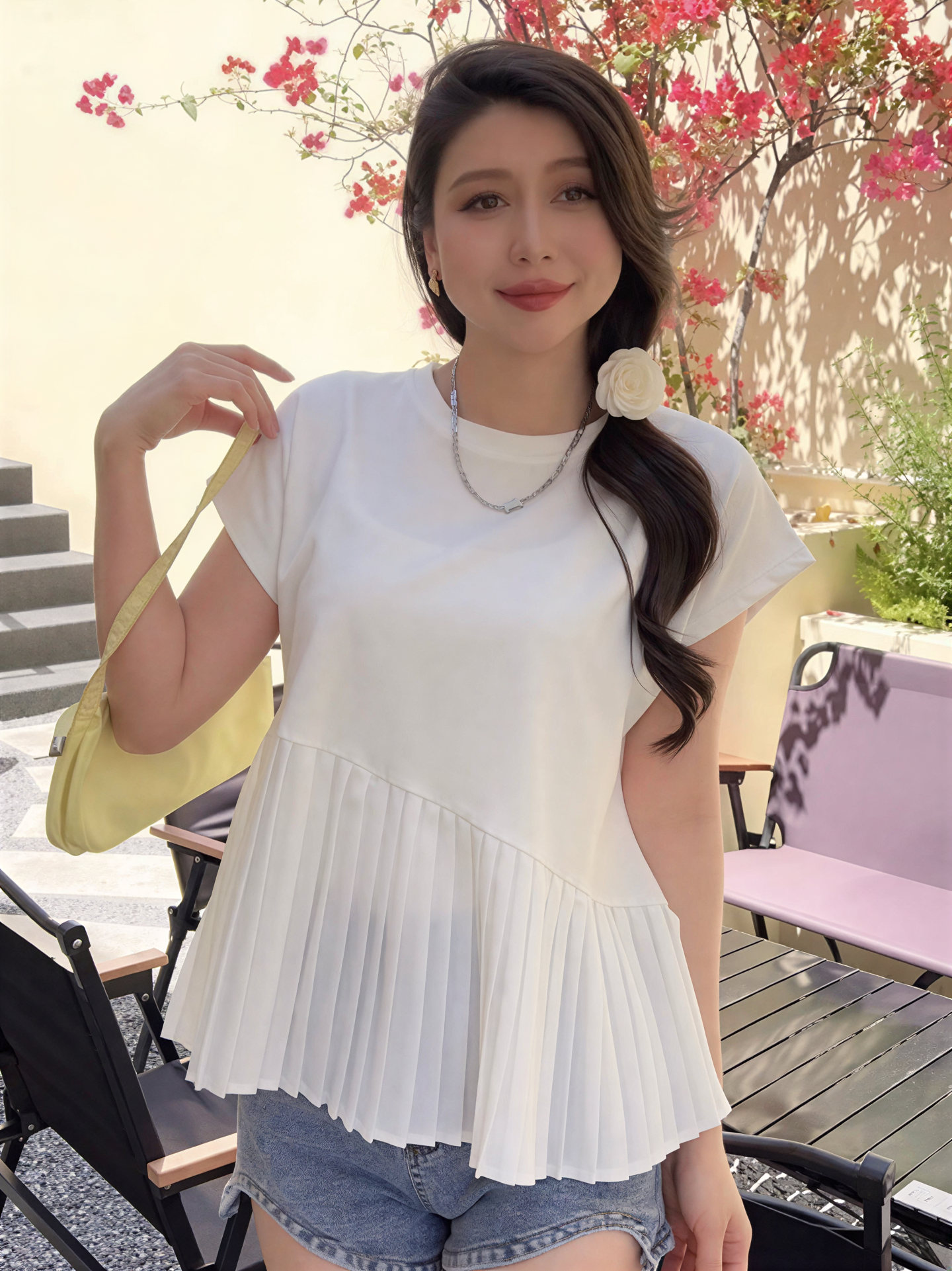 Pleated top