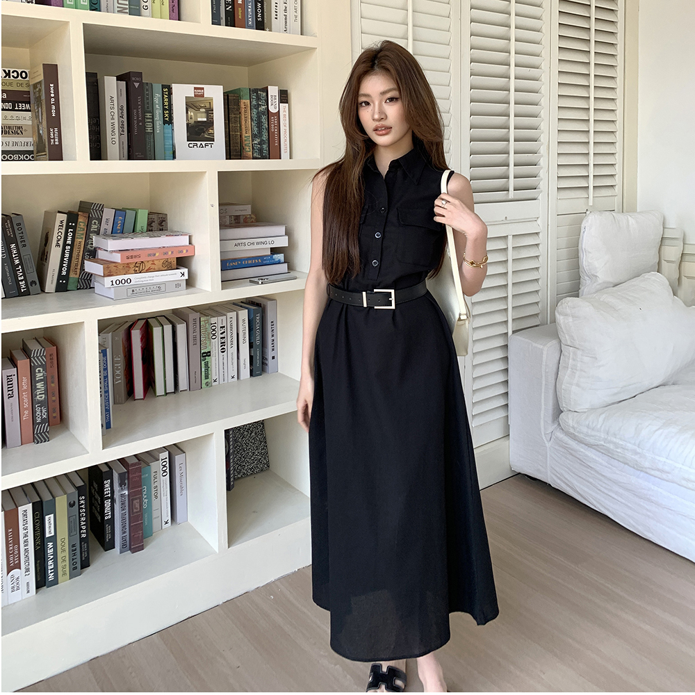 Eveline Sleeveless Dress 高级感无袖连衣裙*2Colors